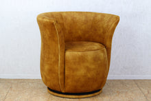Load image into Gallery viewer, TNC Velvet Tub Swivel Chair, Mustard
