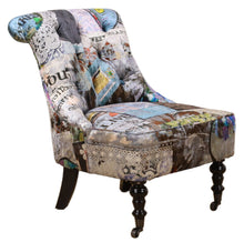 Load image into Gallery viewer, TNC Patchwork Bedroom Chair, 76B
