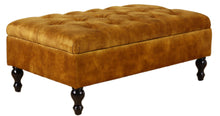 Load image into Gallery viewer, TNC Ottoman with Storage, Mustard
