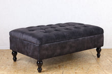 Load image into Gallery viewer, TNC Contemporary Chesterfield 2 Seater Sofa, Charcoal
