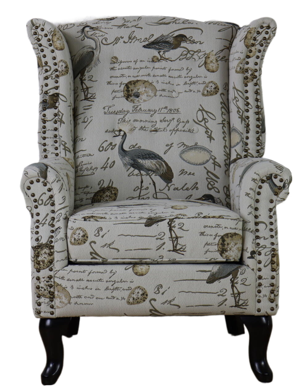 TNC Wing Chair, Birdsong 2199