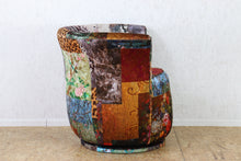 Load image into Gallery viewer, TNC Patchwork Tub Swivel Chair, 55D
