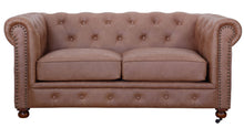 Load image into Gallery viewer, TNC Chesterfield 2 Seater Sofa, Vintage Brown
