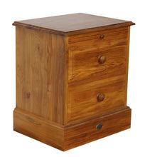 Load image into Gallery viewer, Town &amp; Country Bedside Cabinet , Solid NZ Rimu
