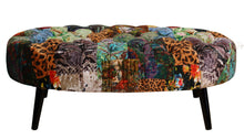 Load image into Gallery viewer, TNC Oval Patchwork Ottoman, 35C
