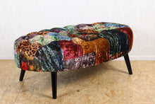 Load image into Gallery viewer, TNC Oval Patchwork Ottoman, 1163-O-55D
