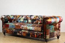 Load image into Gallery viewer, TNC Chesterfield Patchwork 3 Seater Sofa, 1060S- 55D
