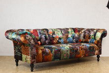 Load image into Gallery viewer, TNC Patchwork 3 Seater Sofa, 1120S-55D
