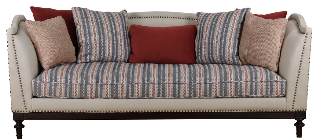 TNC 3 Seater Sofa, KS2160S, Beige Stripe