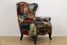 Load image into Gallery viewer, TNC Patchwork Wing Chair, 2222-55D
