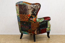 Load image into Gallery viewer, TNC Patchwork Wing Chair, 2222-55D
